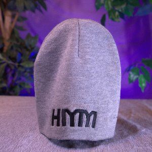 Unisex "Human Movement" Grey Beanie. Size: One Size. Style: Knit Beanie.
